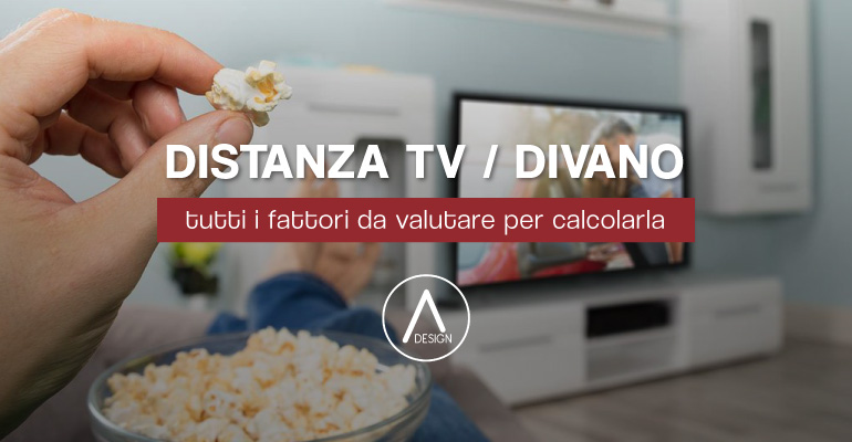 Distanza televisore divano come calcolarla